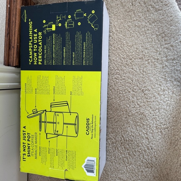 AlpineMountain Gear 5-piece Stainless Steel Coffee Set Stovetop Or Campfire - Picture 6 of 10